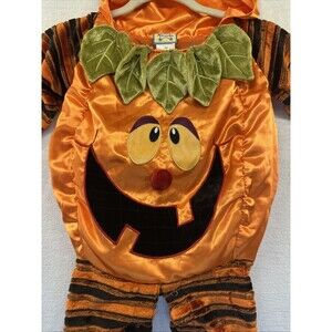 Kids Klassics Pumpkin Jack O Lantern Halloween Costume Size 18M Retro Classic